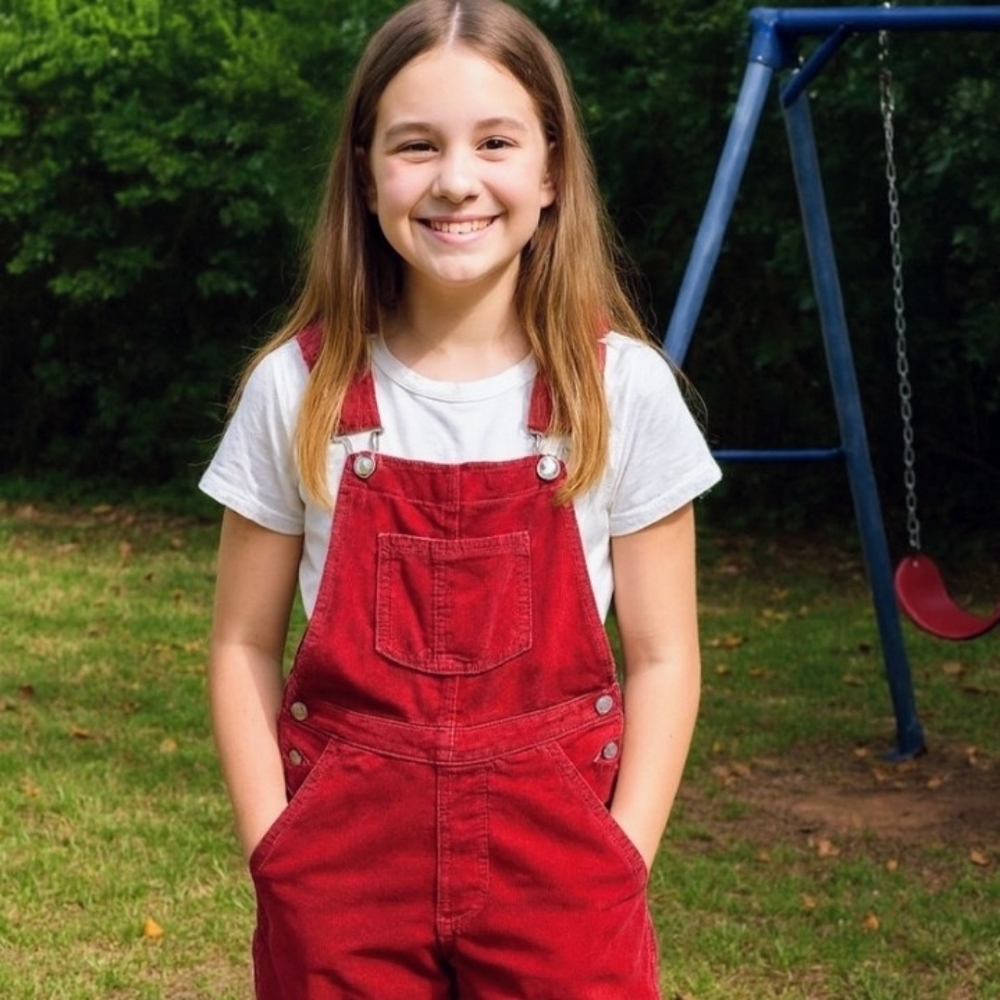 Girl's L.L. BEAN Bib Overalls sz XL
